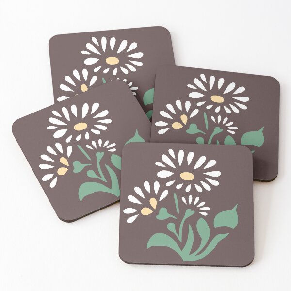 Item preview, Flower stamp brown aesthetic designed and sold by Innovativa.
