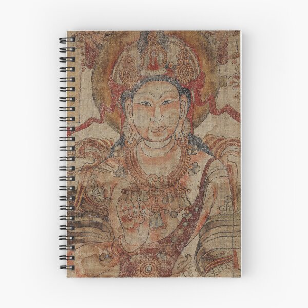 Item preview, Vintage Antique Historic Bodhisattvas on Canvas Painting designed and sold by Mulan-Prints.