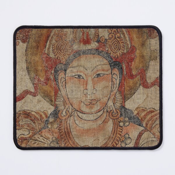 Item preview, Vintage Antique Historic Bodhisattvas on Canvas Painting designed and sold by Mulan-Prints.