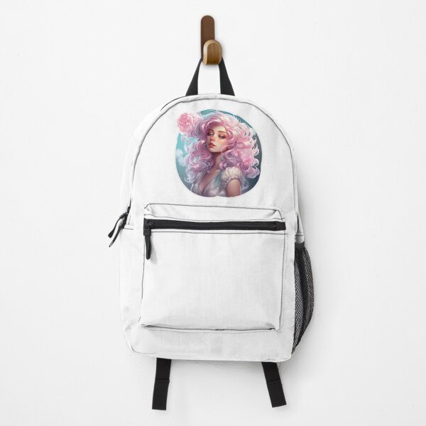 Item preview, Beauty pink hair woman sticker style designed and sold by SmileshareShop.