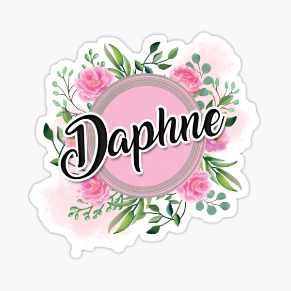 Daphne Name Tag Stickers for Sale | Redbubble