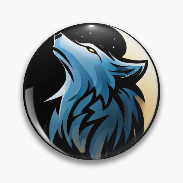 Item preview, wolf logo  designed and sold by Shadyshoo.