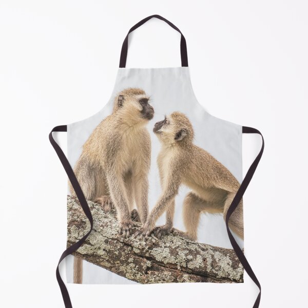 Item preview, Two Vervet Monkeys Tanzania Africa designed and sold by PhotoArt by Joan Carroll.