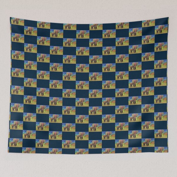Item preview, Mother and Baby African Elephants on grassland Long  designed and sold by galvinbaker.