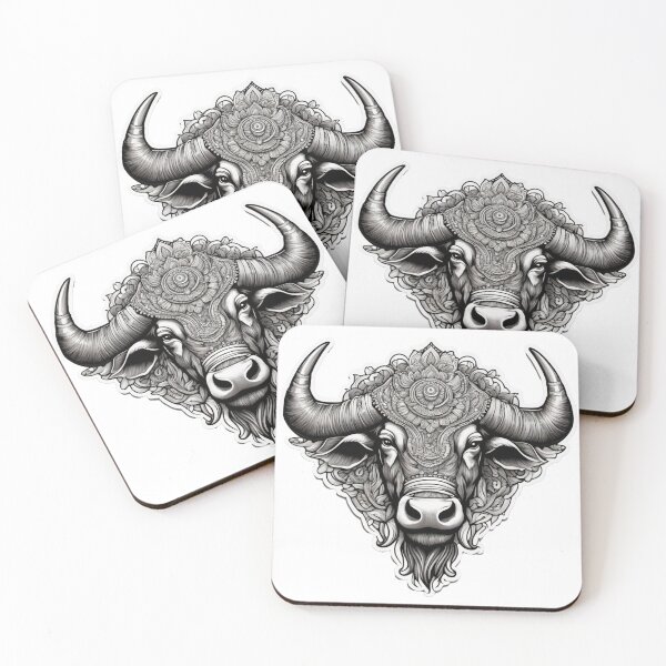 Item preview, buffalo logo gray designed and sold by psicosis.