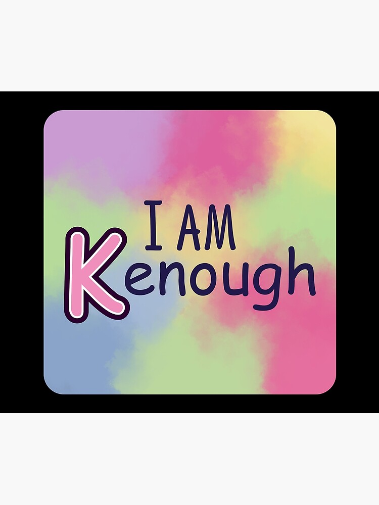Discover I am kenough colorful   Tapestry