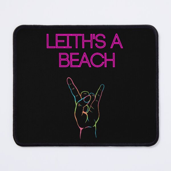 Item preview, Leith's a Beach (black background) designed and sold by Edinburgh Reviews.