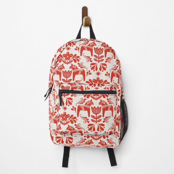 Item preview, Folk Art Dala Horse - Cream and Red designed and sold by Paige Brady Design.