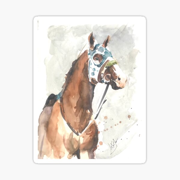 Race horse Sticker
