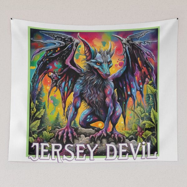 Item preview, VV (JERSEY DEVIL) designed and sold by Morrigan Austin.