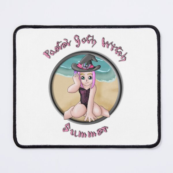 Item preview, Pastel Goth Witch Beach Day (with Text) designed and sold by mxminty.
