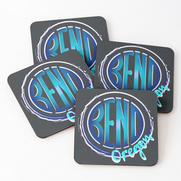 Item preview, Blue and Teal Bend Oregon designed and sold by Mepatch.