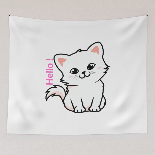Item preview, stickers art designers,t shirts,digital art,graphic tees,t shirt roblox, t shirt printing,white t shirt,cat kitten pet meow fur claw feline kittens black kitty designed and sold by Redkaone.