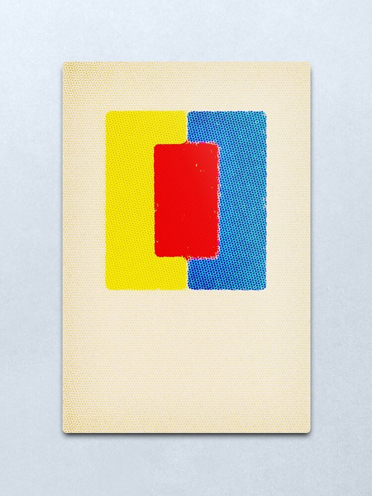 Alternate view of Color Theory - Color Problems Plate XXXVI Reworked Metal Print