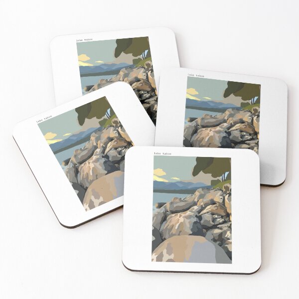 Item preview, Lake Tahoe Illustration designed and sold by 618LexaR.