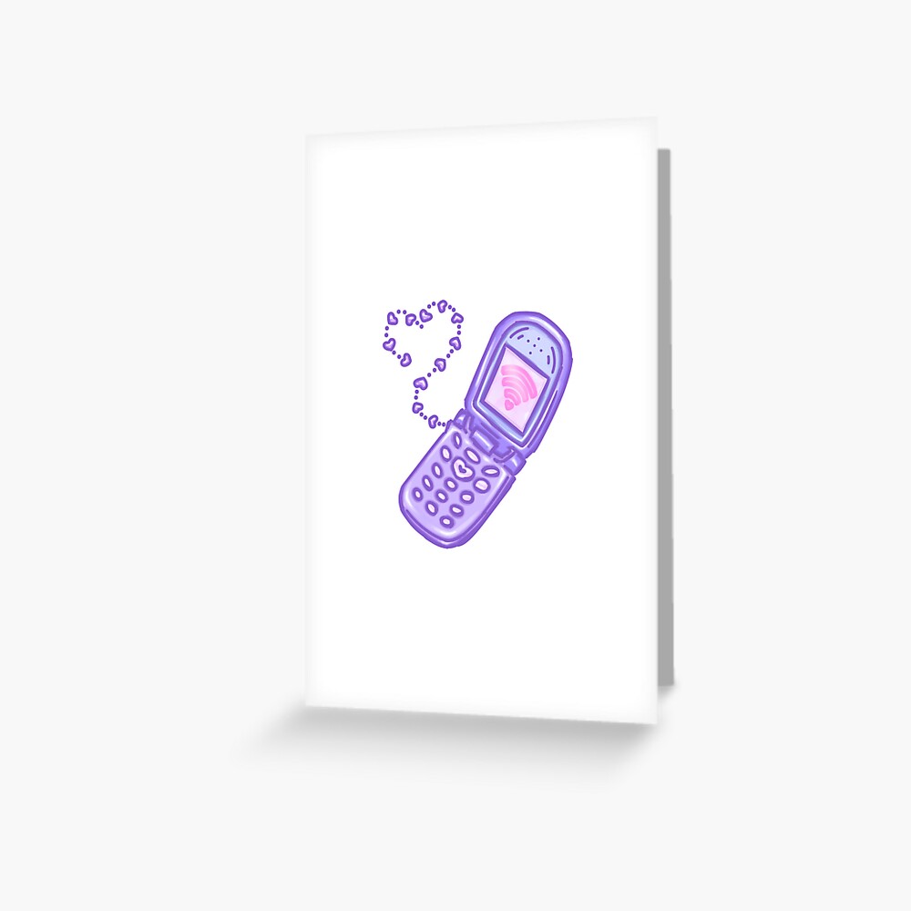 2000s flip phone aesthetic protect me from what I want design Greeting  Card for Sale by Dealbhan