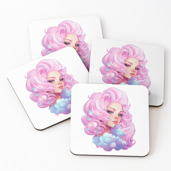 Item preview, Beautiful pink hair sweet design designed and sold by SmileshareShop.