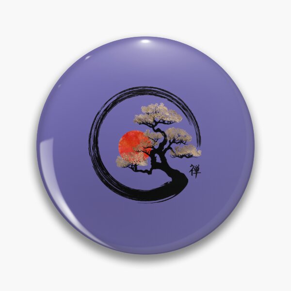 Item preview, Enso Circle and Bonsai Tree on Canvas designed and sold by vingrhames.