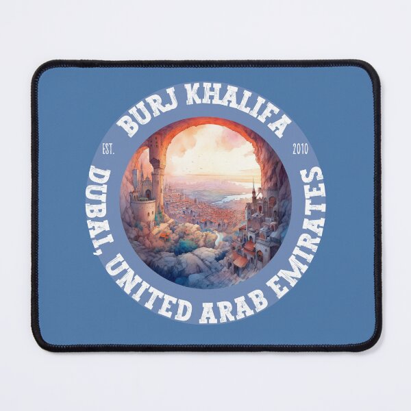 Item preview, Burj Khalifa Dubai United Arab Emirates UAE Retro Vintage Amazing Outdoors Adventure Travel Lover Gift Souvenir designed and sold by Eponine6.