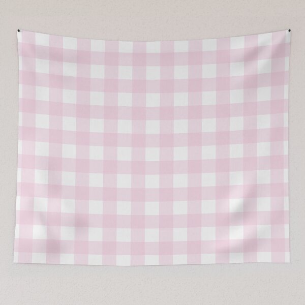 Item preview,  Soft Pink And White Stripe Check Plaid Pattern designed and sold by IZiets.