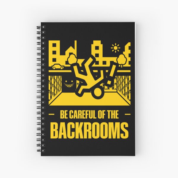 Noclipping Into The Backrooms (White) Spiral Notebook for Sale by  StarcallFanarts