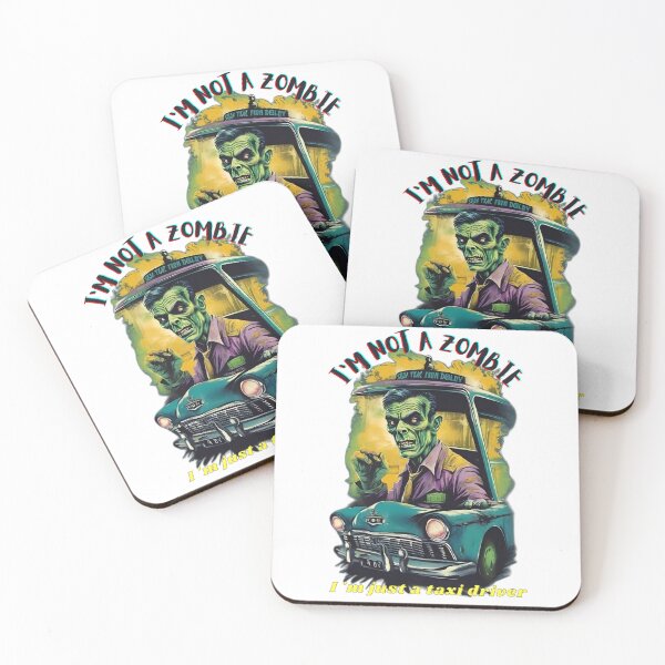 Item preview, Zombie taxi designed and sold by AyrDigitalArt.