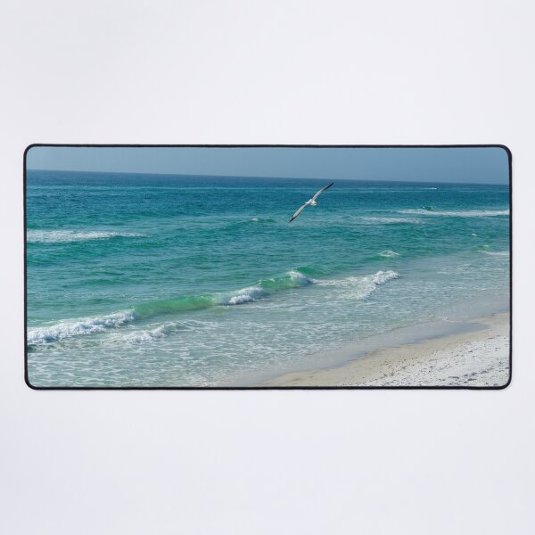 Item preview, Seagull In Flight Over The Gulf designed and sold by TinyDinoDesigns.