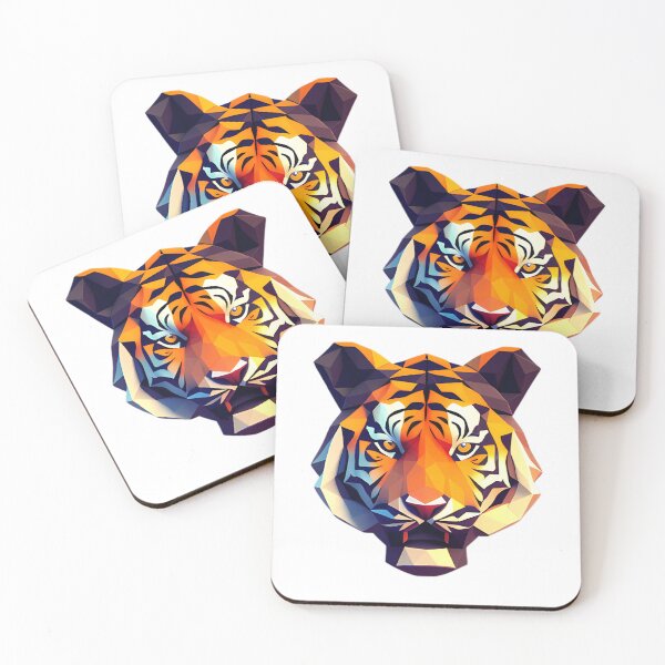Item preview, 3D Geometric Tiger designed and sold by Shiny Studio .