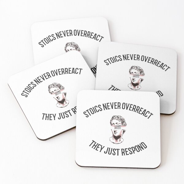 Item preview, Inspiring Stoic Quote on Avoiding Overreactions to External Events designed and sold by Merchinio ⭐⭐⭐⭐⭐.