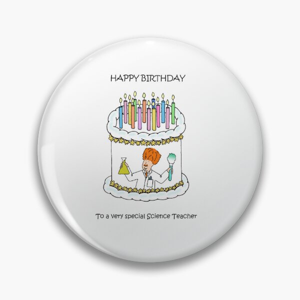 Item preview, Happy Birthday to Science Teacher designed and sold by KateTaylor.