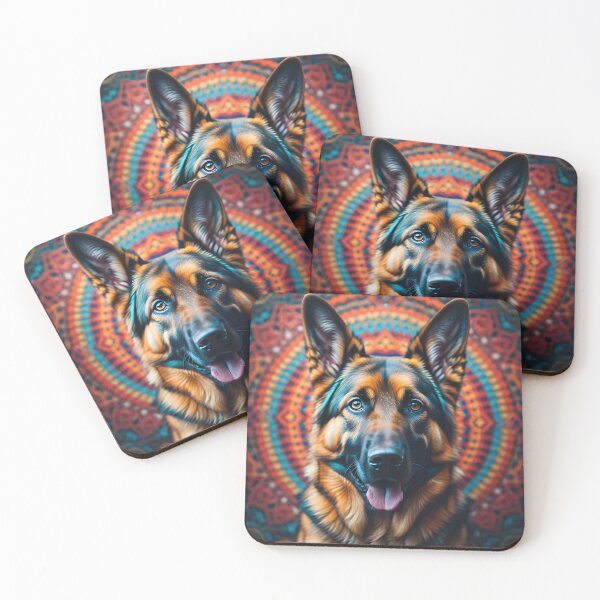 Item preview, German Shepherd Asian Theme Background designed and sold by GSDDESIGNMERCH.