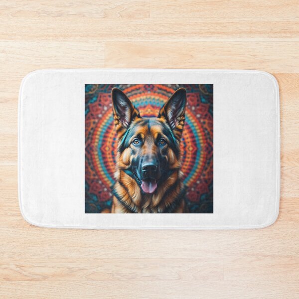 Item preview, German Shepherd Asian Theme Background designed and sold by GSDDESIGNMERCH.