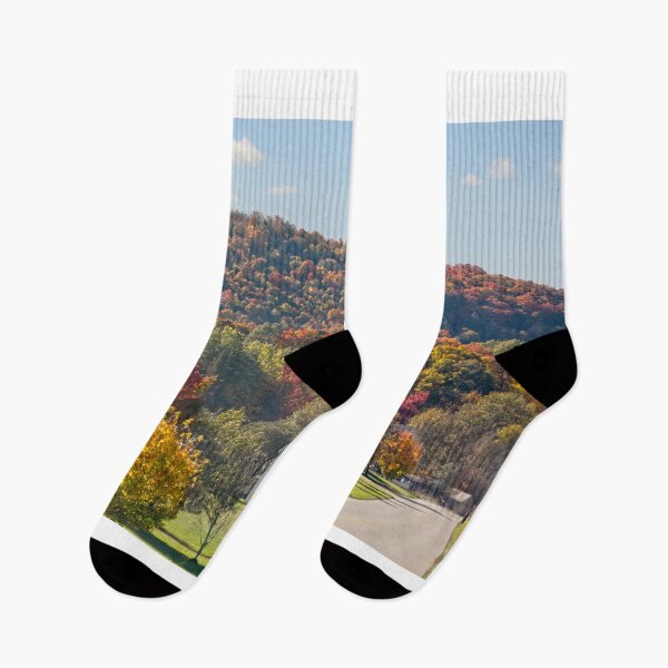 Artikelvorschau, New York Country Road im Herbst entworfen und verkauft von Catherine Sherman.