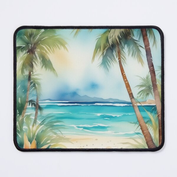 Item preview, A Tropical paradise water paint designed and sold by MonkeyEyez.