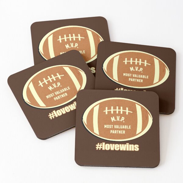 Item preview, Football Funny MVP Most Valuable Partner Couple Quote designed and sold by tamdevo1.
