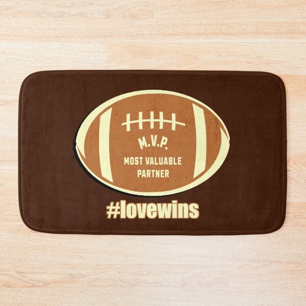 Item preview, Football Funny MVP Most Valuable Partner Couple Quote designed and sold by Cute & Sassy Custom Gifting Boutiques.