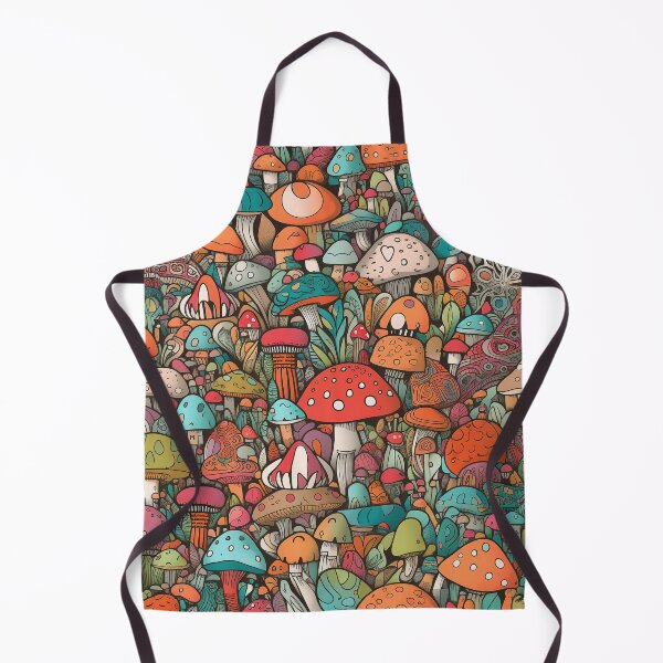 Item preview, Mushroom Fungi Psychedelic Pattern designed and sold by Trippinink-.
