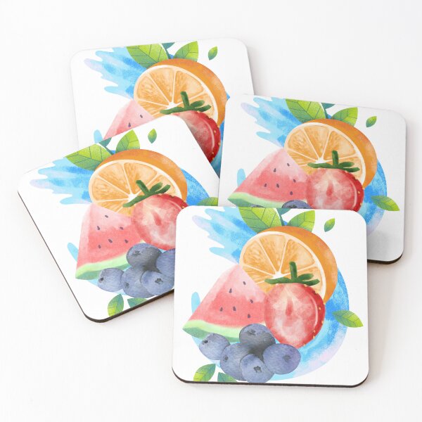Item preview, Watercolor Fresh Summer Fruits designed and sold by Cozy-Home10.