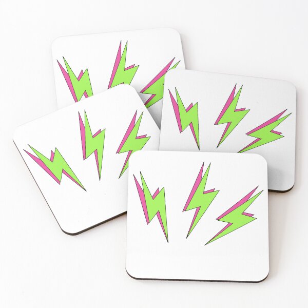Item preview, lightning Bolt (Neon Green & Pink Lightning) designed and sold by BufoBoggs.
