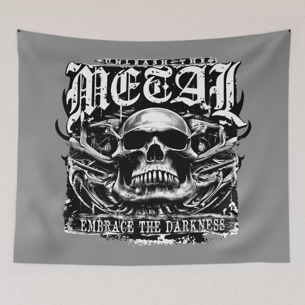 Item preview, Embrace the darkness, unleash the metal designed and sold by deathdagger.