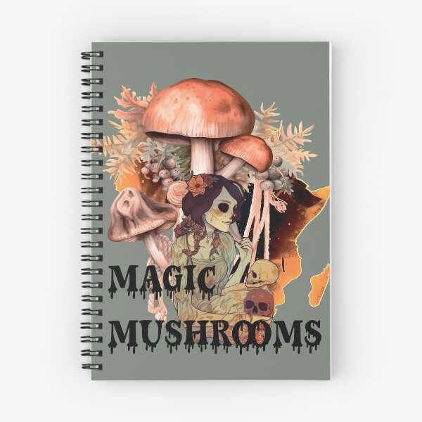 Item preview, Magic mushrooms. Artwork illustration mushroom watercolour. For printing as logo, brands, mascots, t-shirt, sticker, patch and tattoo designed and sold by Anastasiia Yurevych.