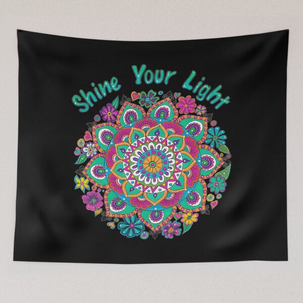 Item preview, Shine Your Light Mandala  	 designed and sold by tyskvork46.