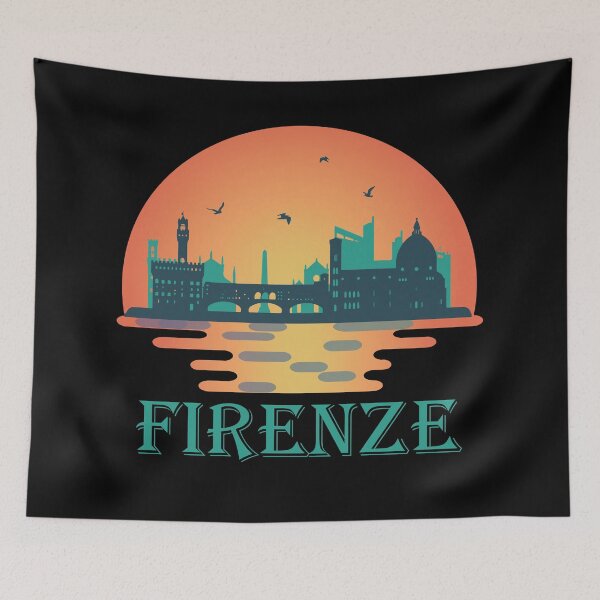 Item preview, Florence Firenze Italy Skyline I Love Italia designed and sold by PolyPixel.