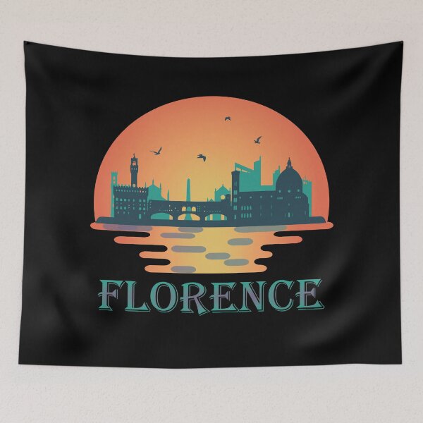 Item preview, Florence Firenze Italy Skyline I Love Italia designed and sold by PolyPixel.