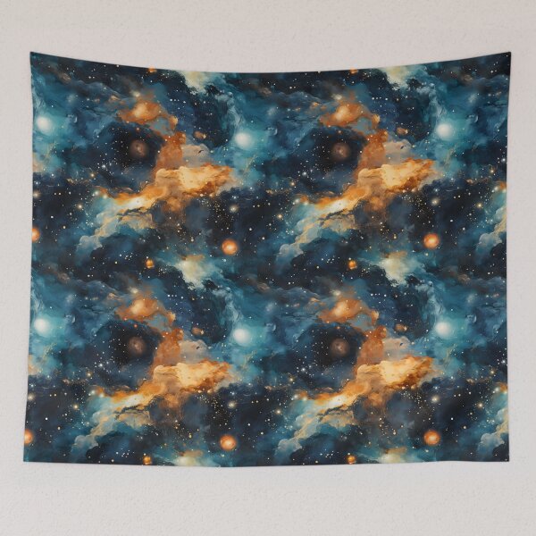 Item preview, Van Gogh Starry Night Outer Space Pattern 13 designed and sold by DigitalPatternx.