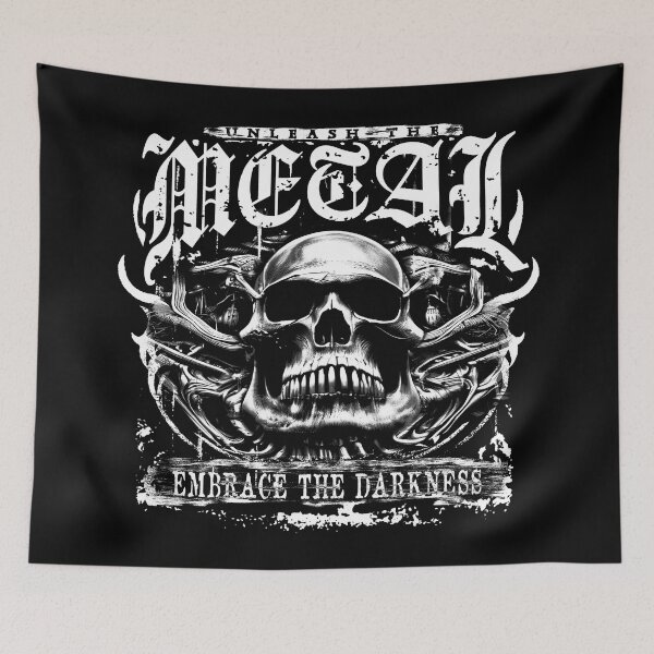 Item preview, Embrace the darkness, unleash the metal designed and sold by deathdagger.