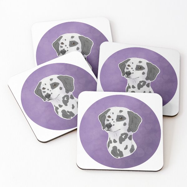 Item preview, Dalmatian with purple background  designed and sold by Cynthiaetal.
