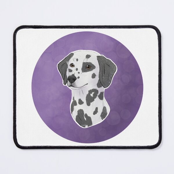 Item preview, Dalmatian with purple background  designed and sold by Cynthiaetal.