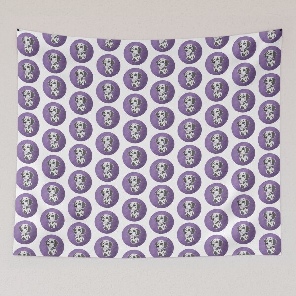 Item preview, Dalmatian with purple background  designed and sold by Cynthiaetal.