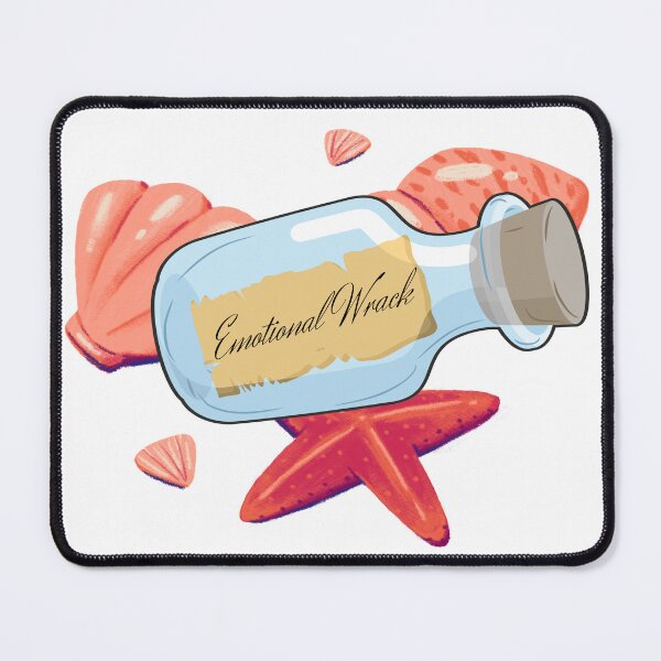 Item preview, Message in a bottle Emotional wreck designed and sold by PassionFruchti.